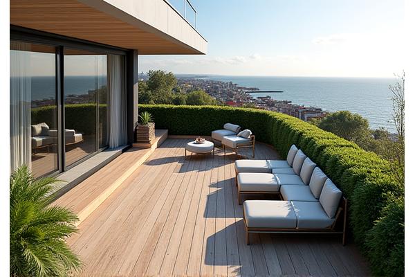 Modern penthouse met dakterras