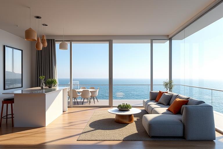 Modern appartement met zeezicht in Zandvoort